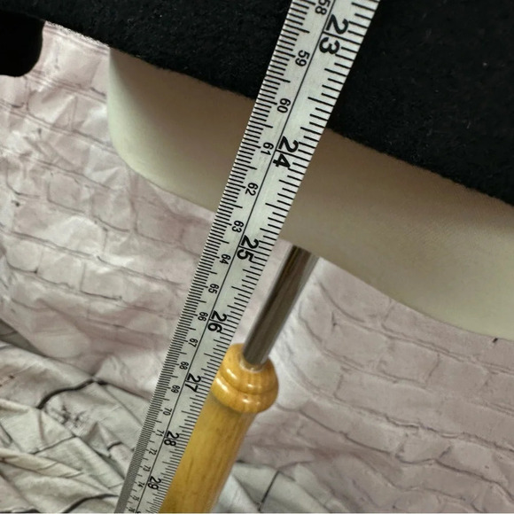 Chico's black blazer jacket sz 2 (large 12) high mock collar business office - Picture 4 of 10